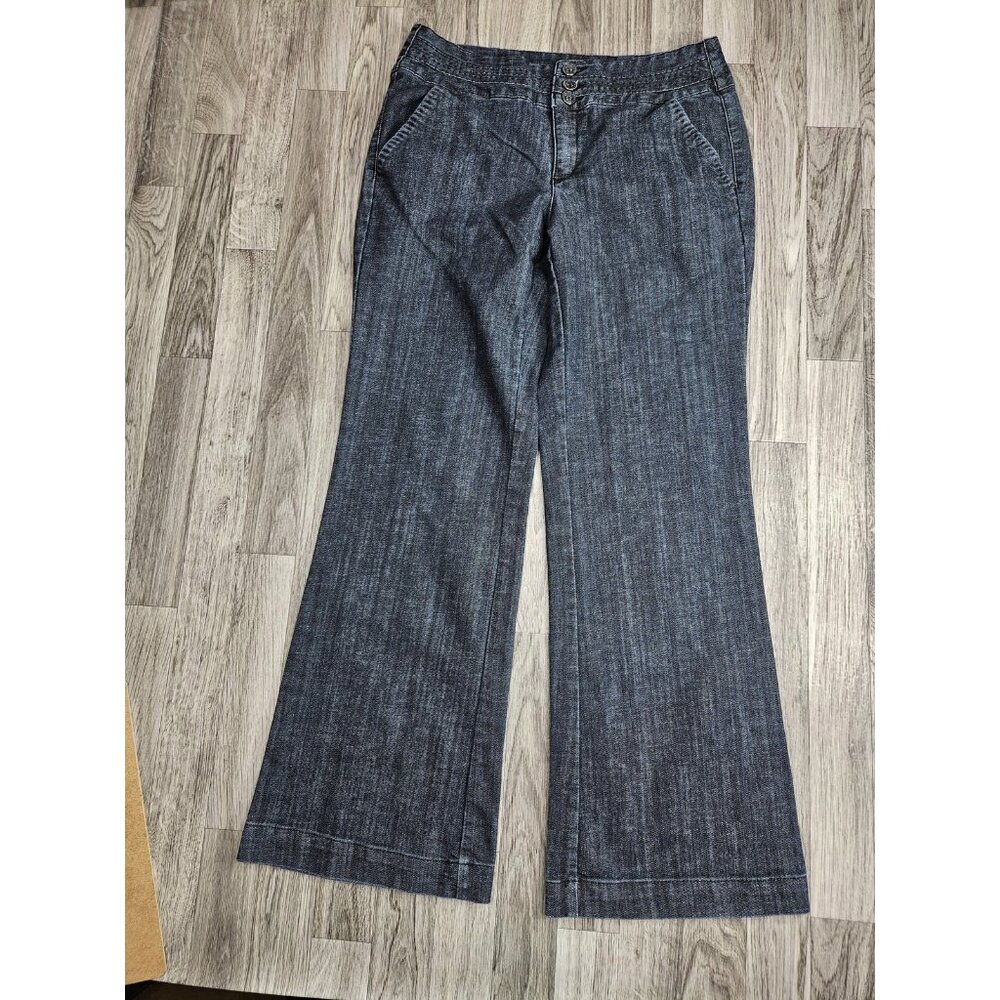 Universal Thread Jeans Womens 10/30 Black Curvy Skinny Stretch Denim Mid Rise